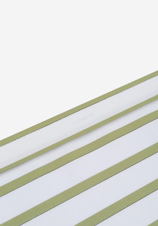 Moss Olive Stripe Signature Twill Shirt