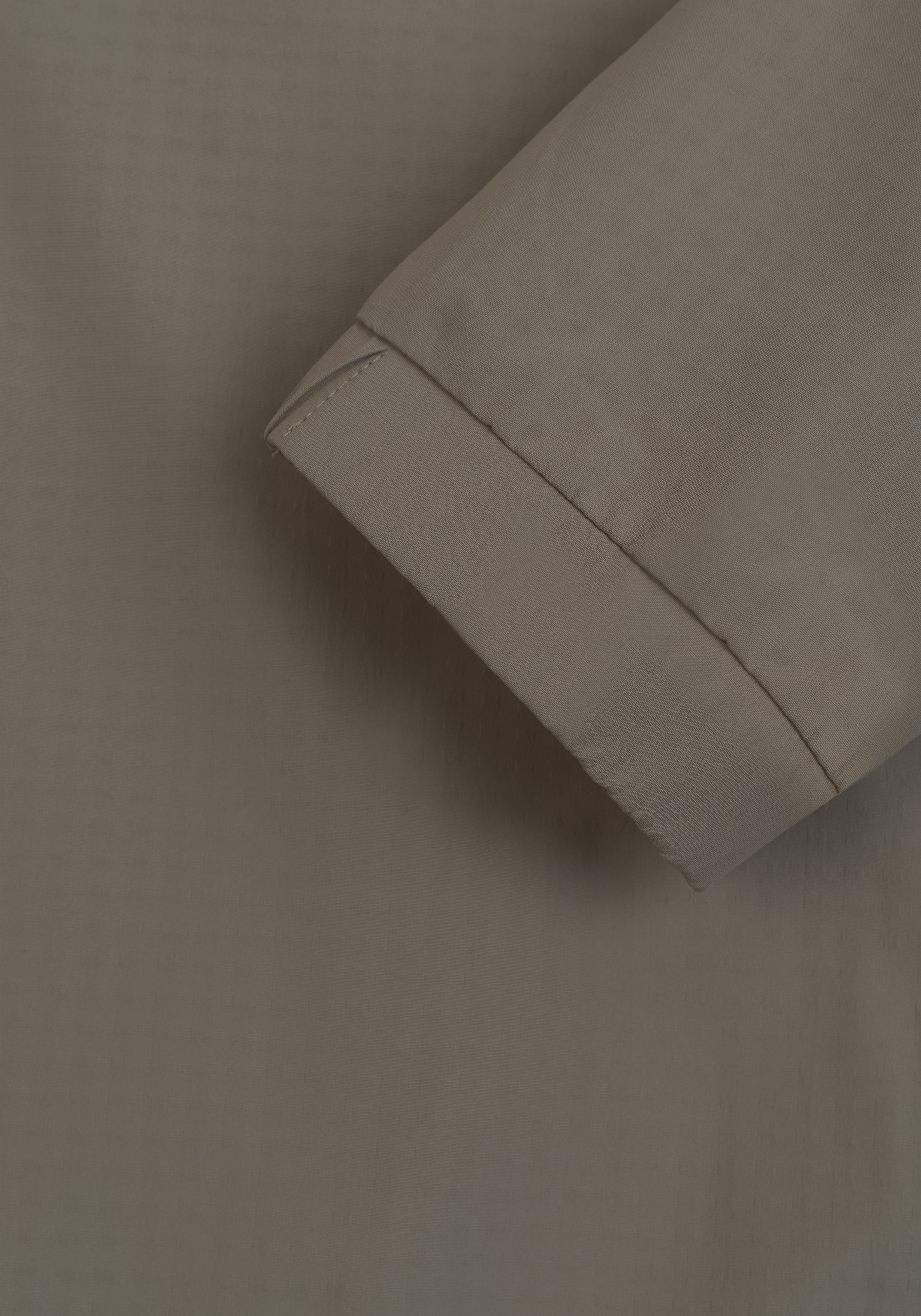 Dune Beige Pocketable Windbreaker Jacket