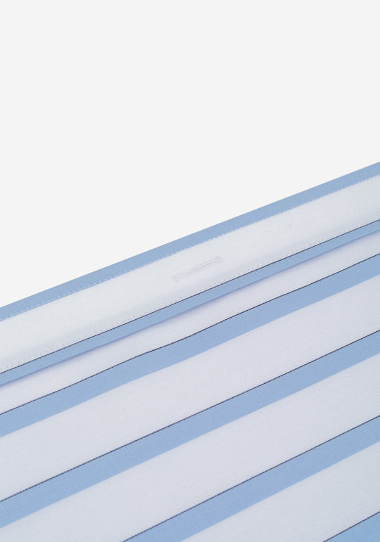 Frosted Blue Stripe Signature Twill Shirt