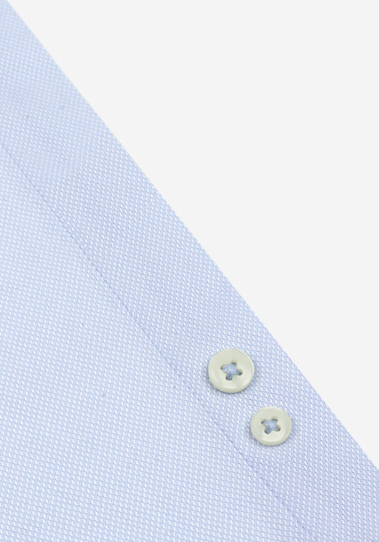 Ice Blue Washed Oxford Shirt