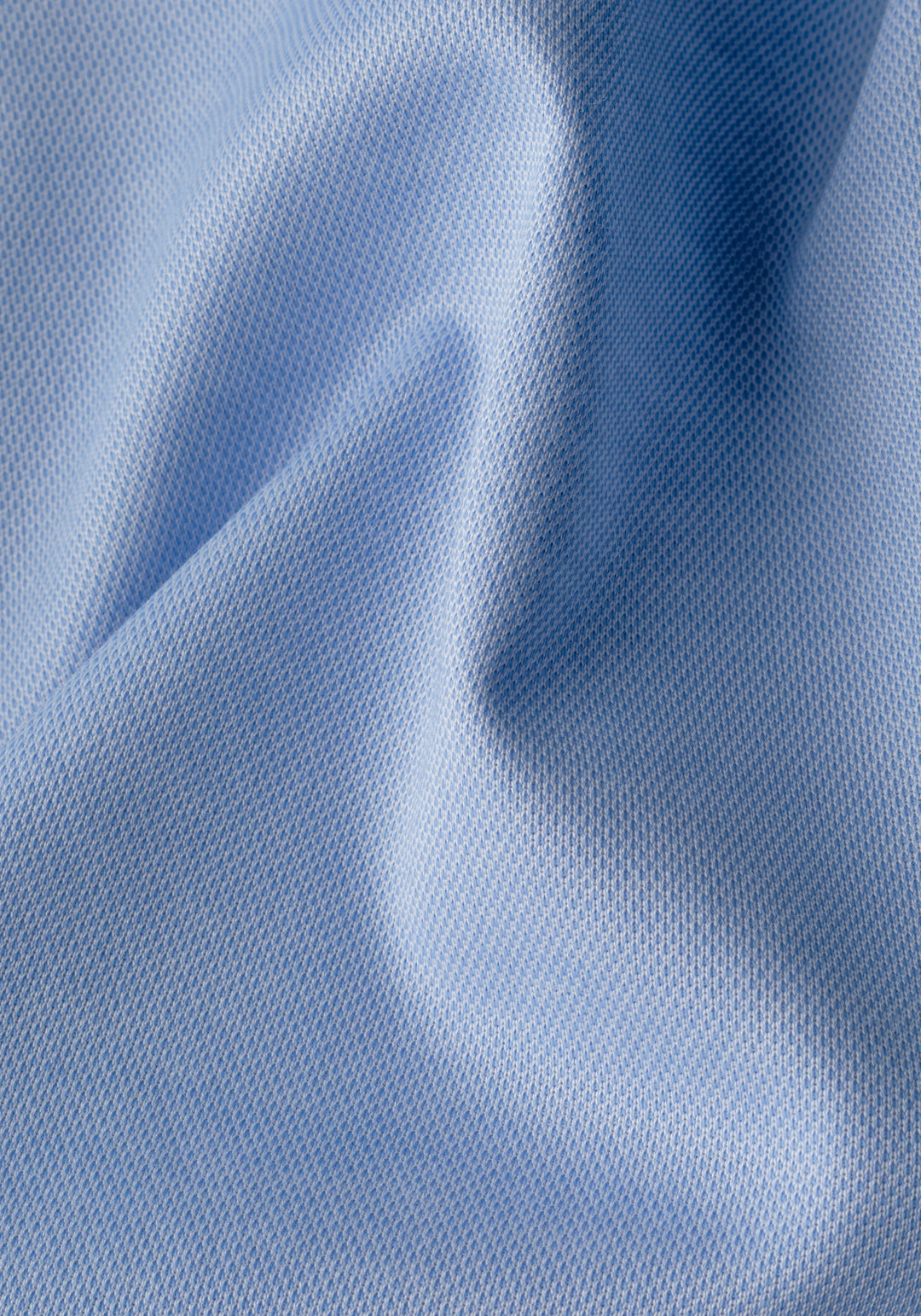 Baby Blue Cotton Polo Shirt