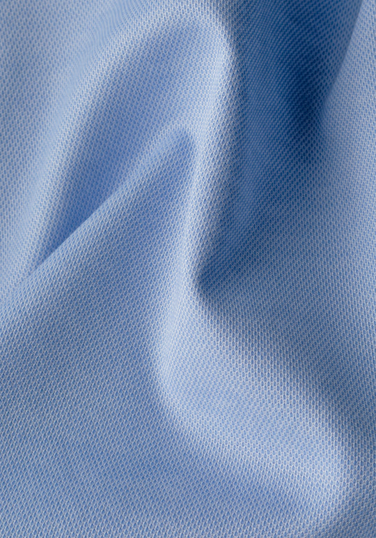 Baby Blue Cotton Polo Shirt