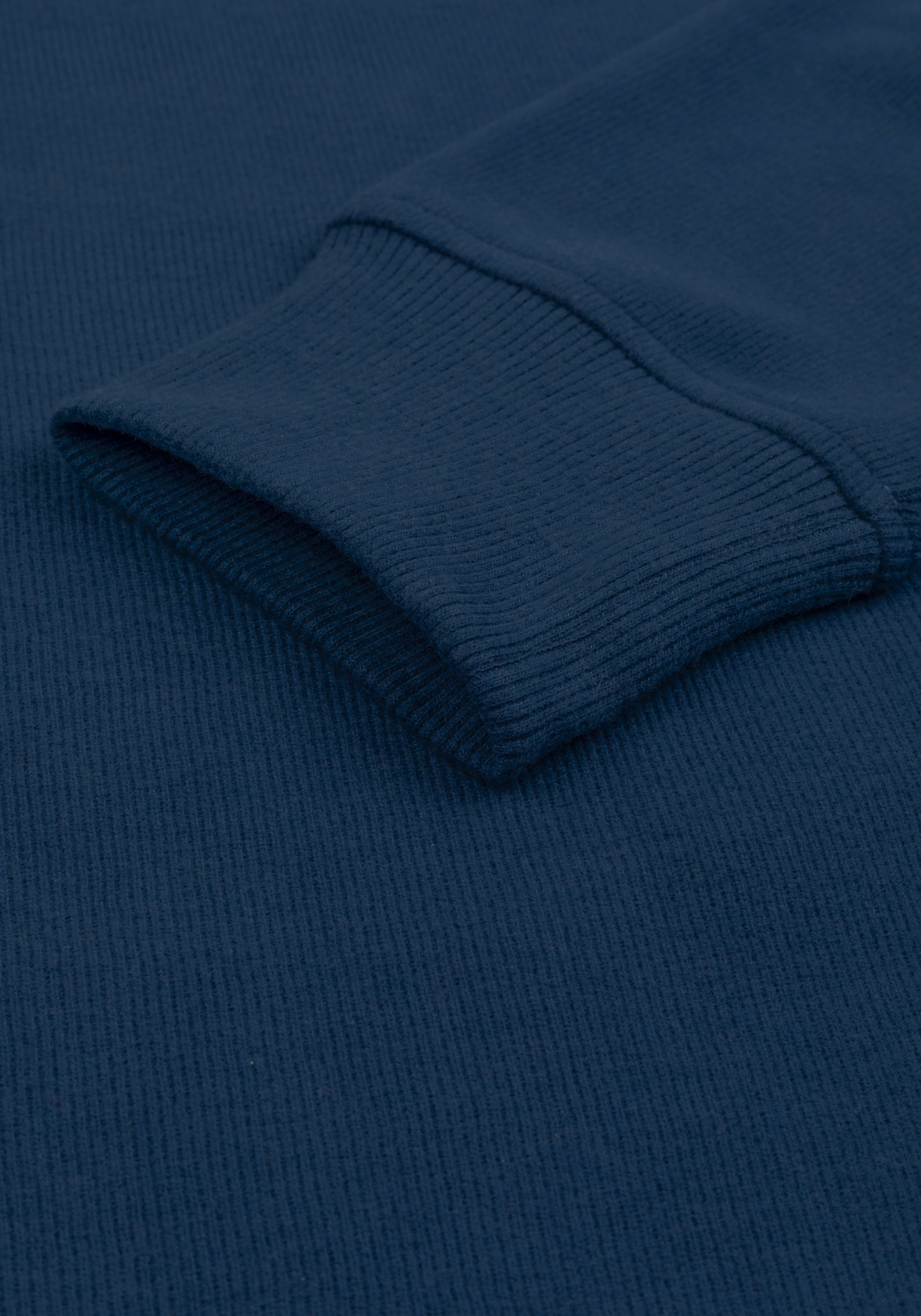 Midnight Indigo Cotton Sweatshirt