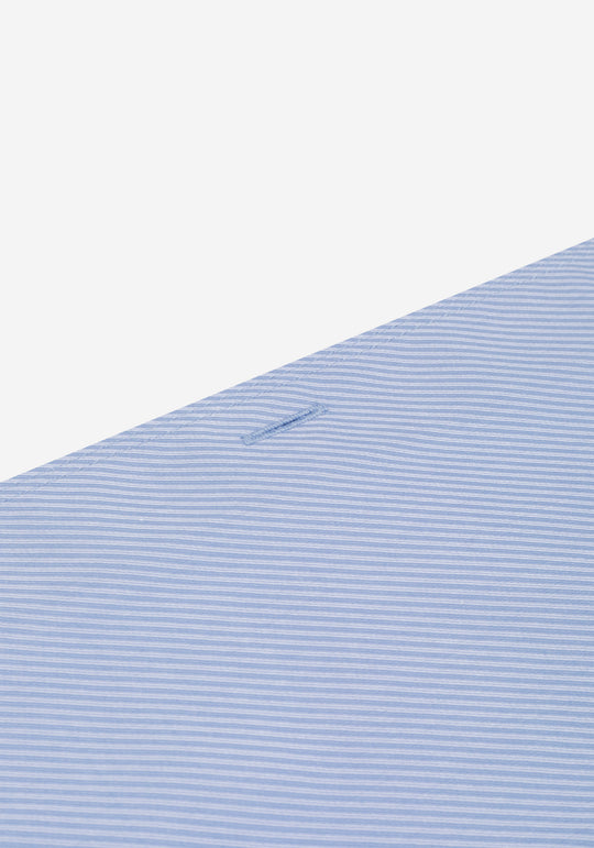 Glacial Blue Stripe Signature Twill Shirt