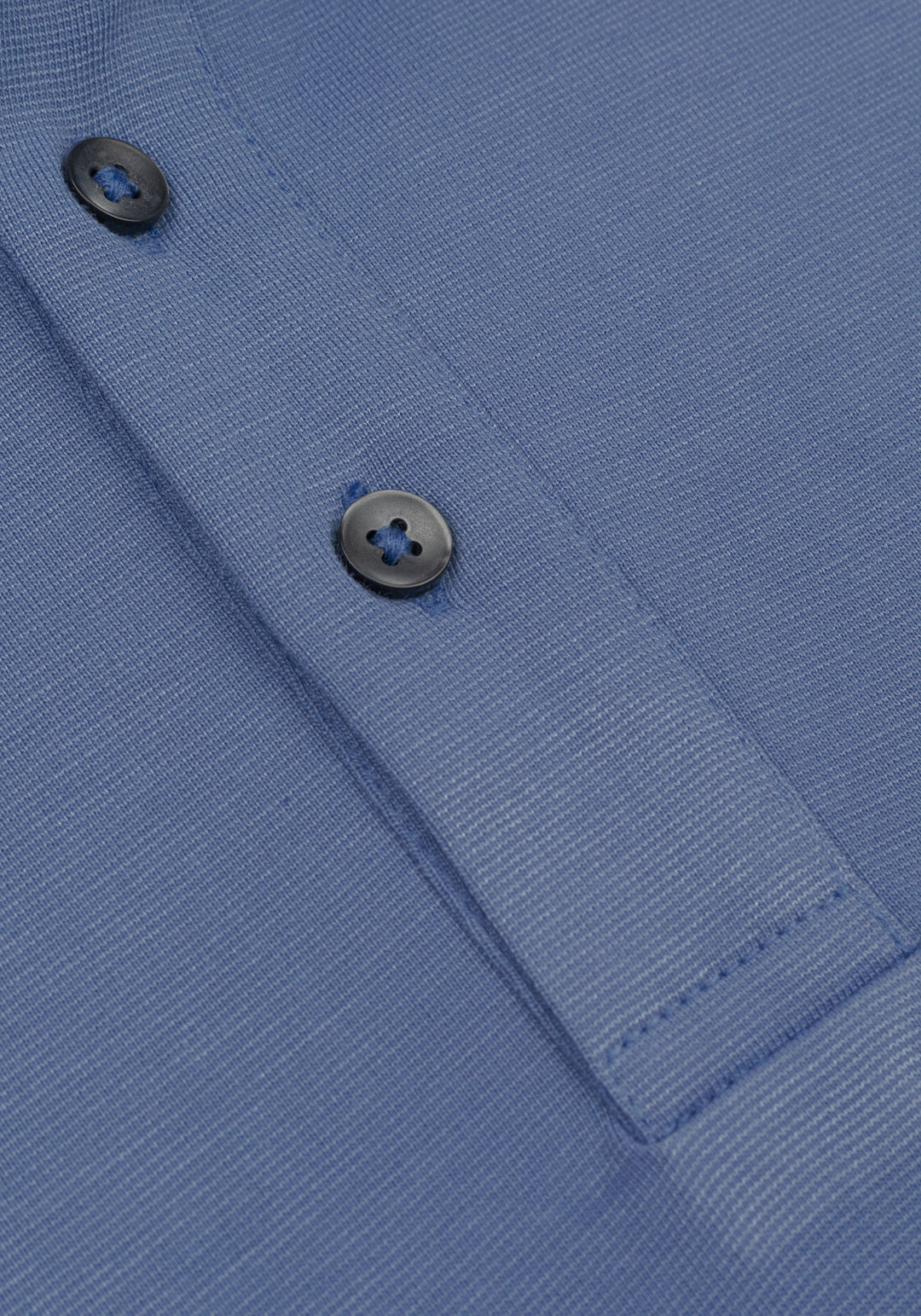 Slate Blue Soft Knit Polo Shirt