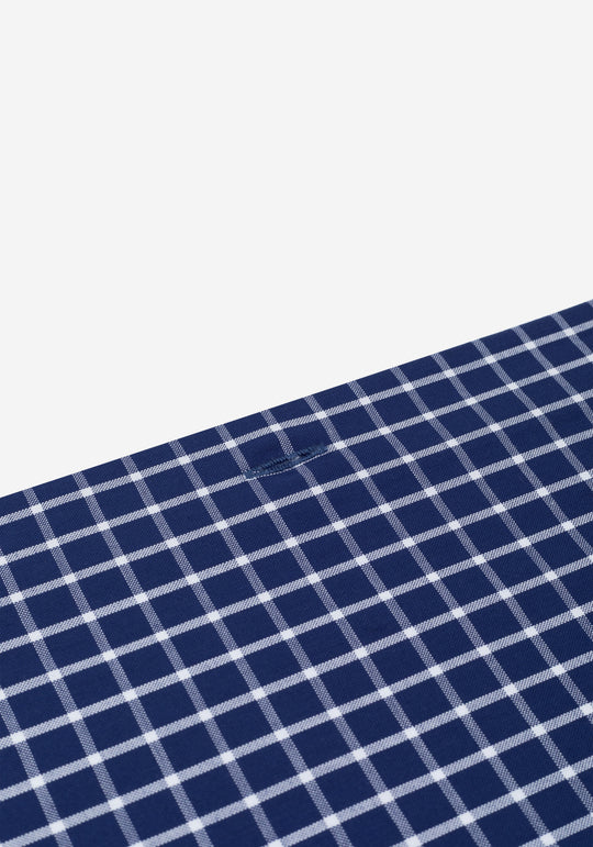 Windsor Navy Checked Poplin Shirt
