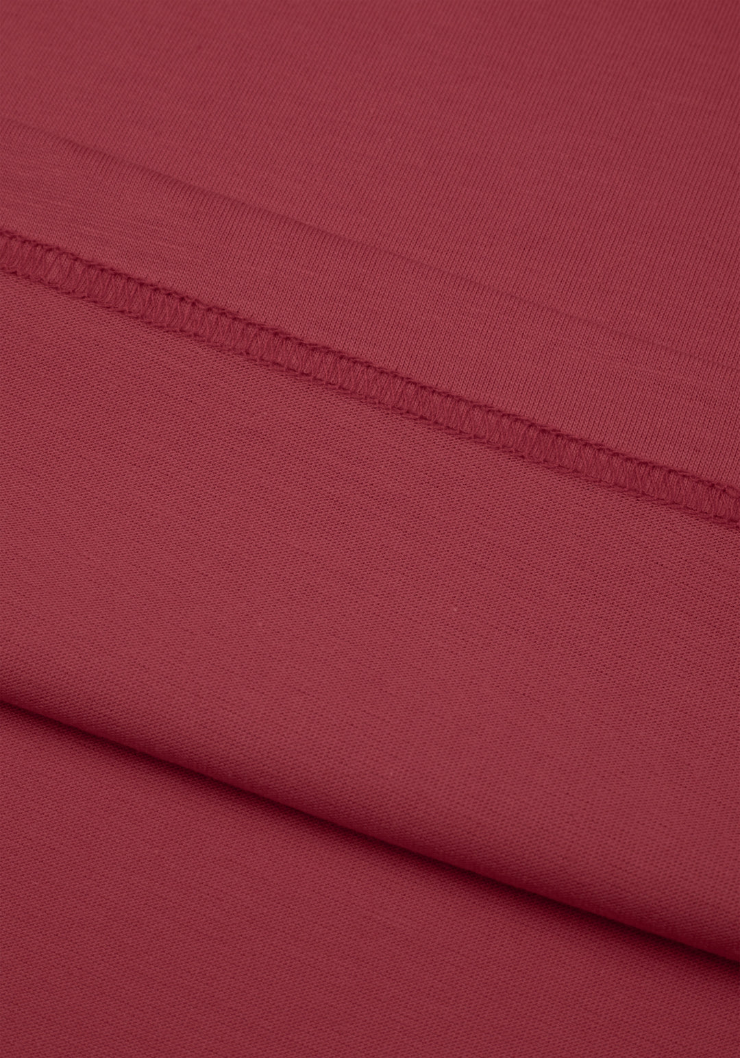 Terra Red Mercerized Single Jersey
