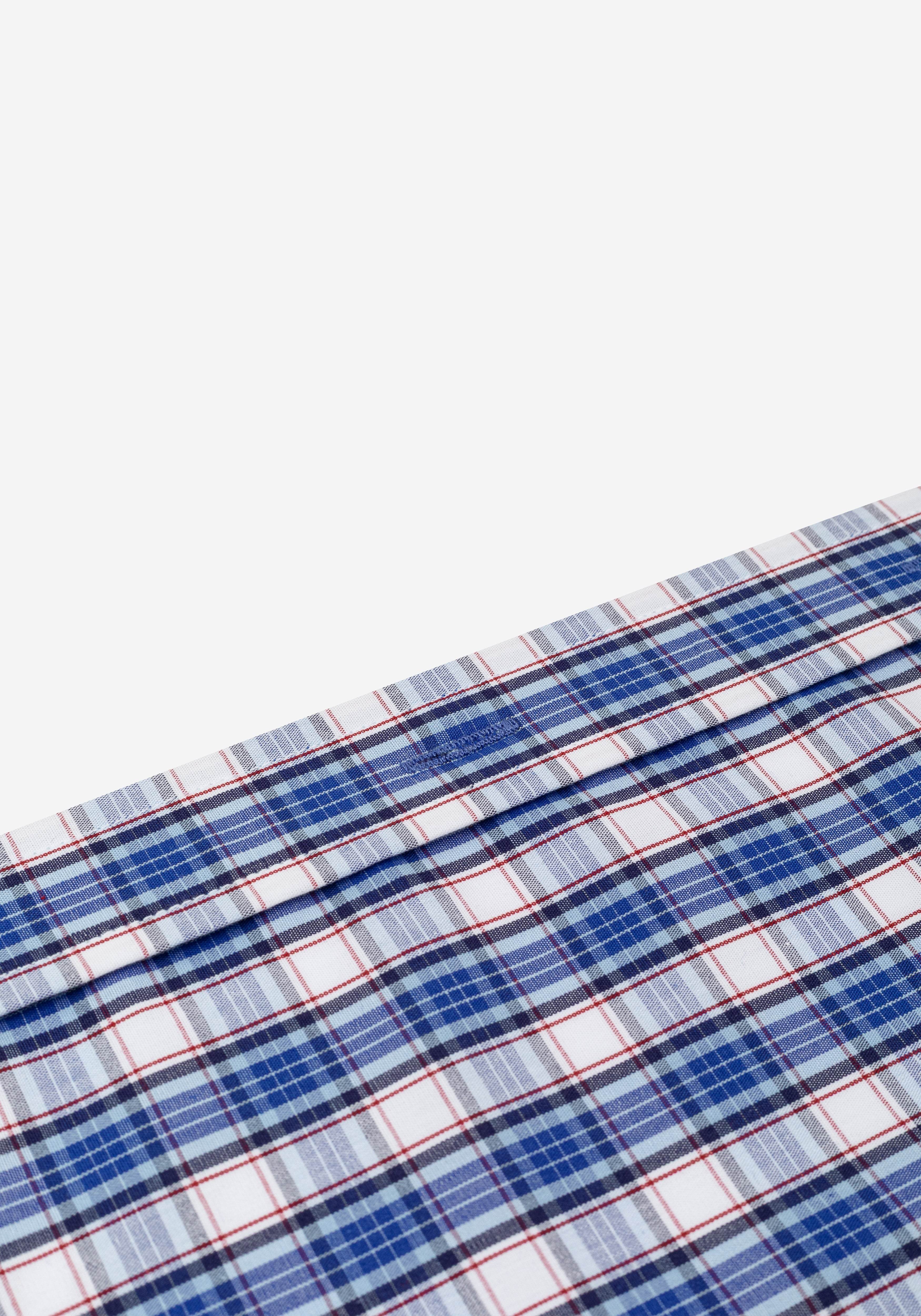 Atlantic Blue Checked Poplin Shirt