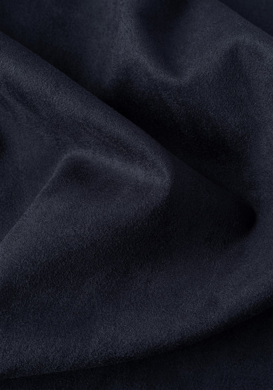 Midnight Navy Suede Jacket