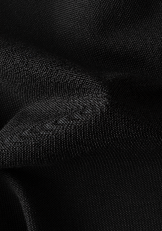 Vanta Black Cotton Polo Shirt