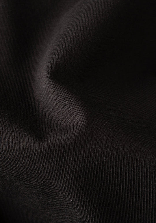 Panther Black Cotton Undershirt - Short Sleeve