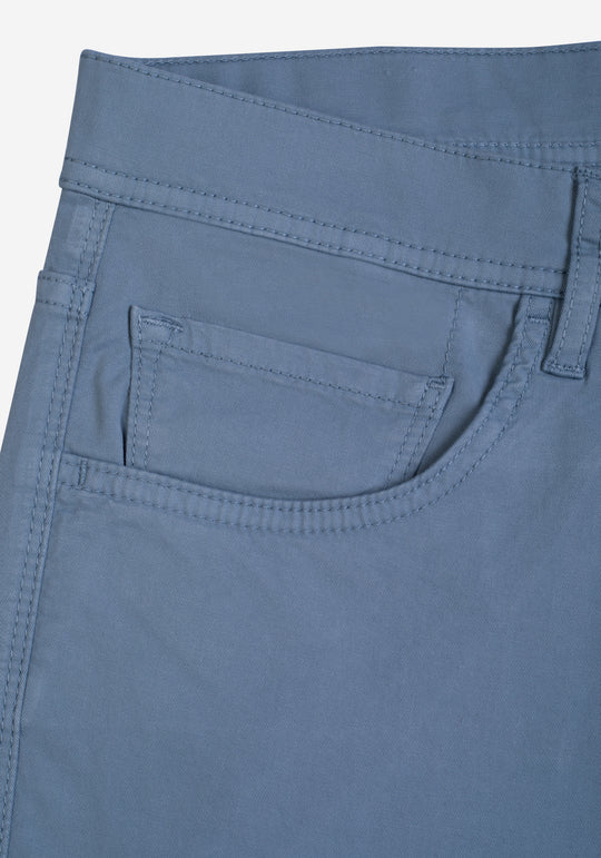 Steel Blue Twill Gabardine