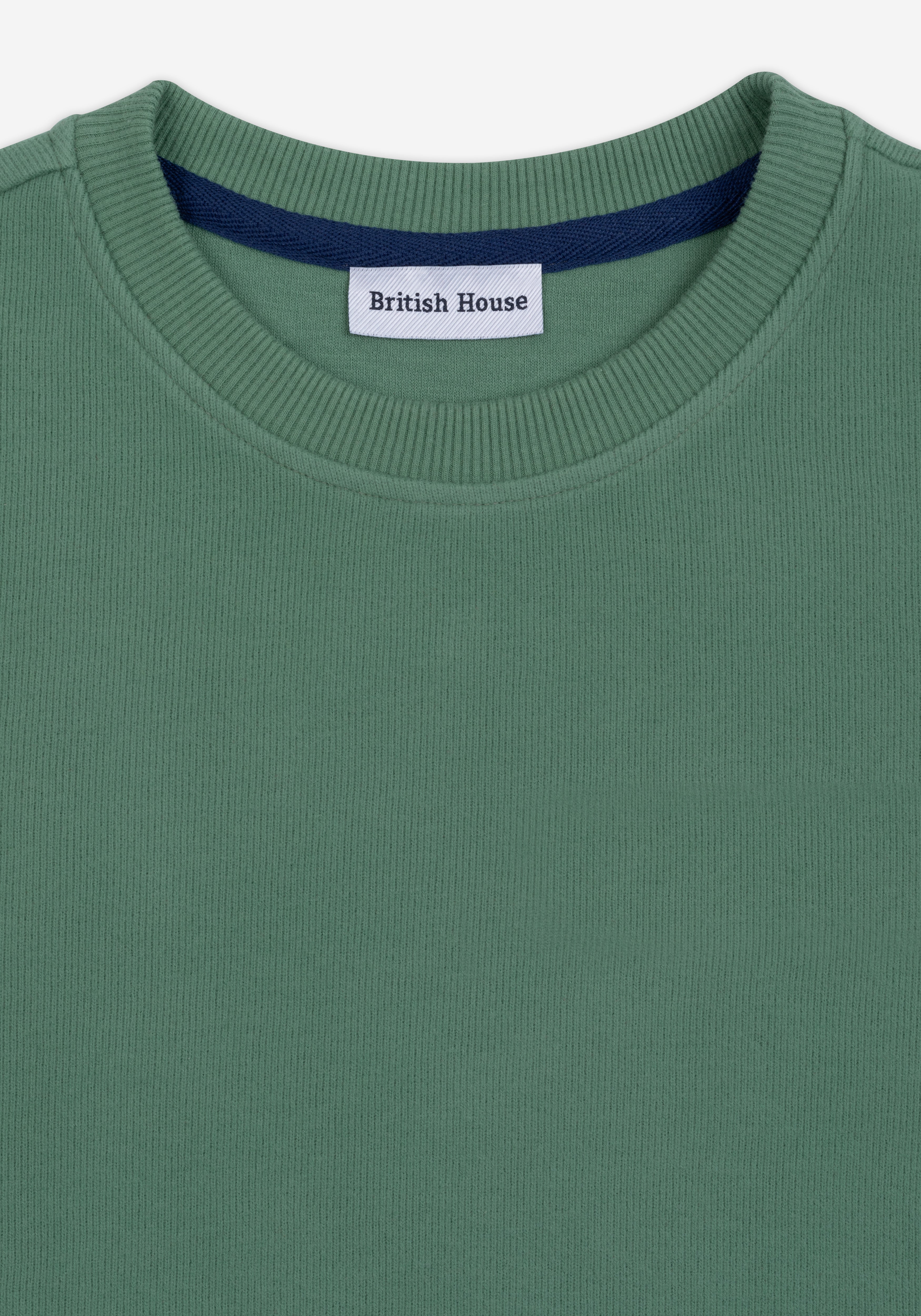 Cactus Green Cotton Sweatshirt