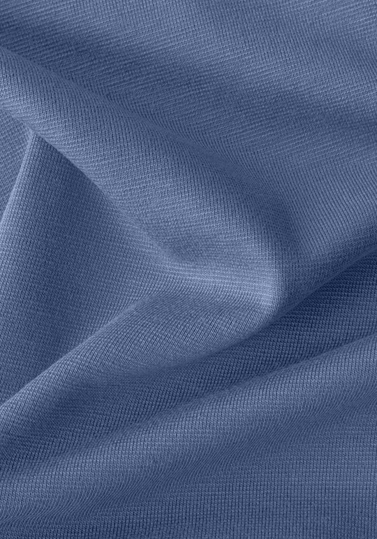 Slate Blue Soft Knit Polo Shirt