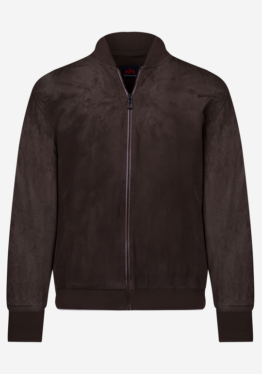Espresso Brown Suede Jacket