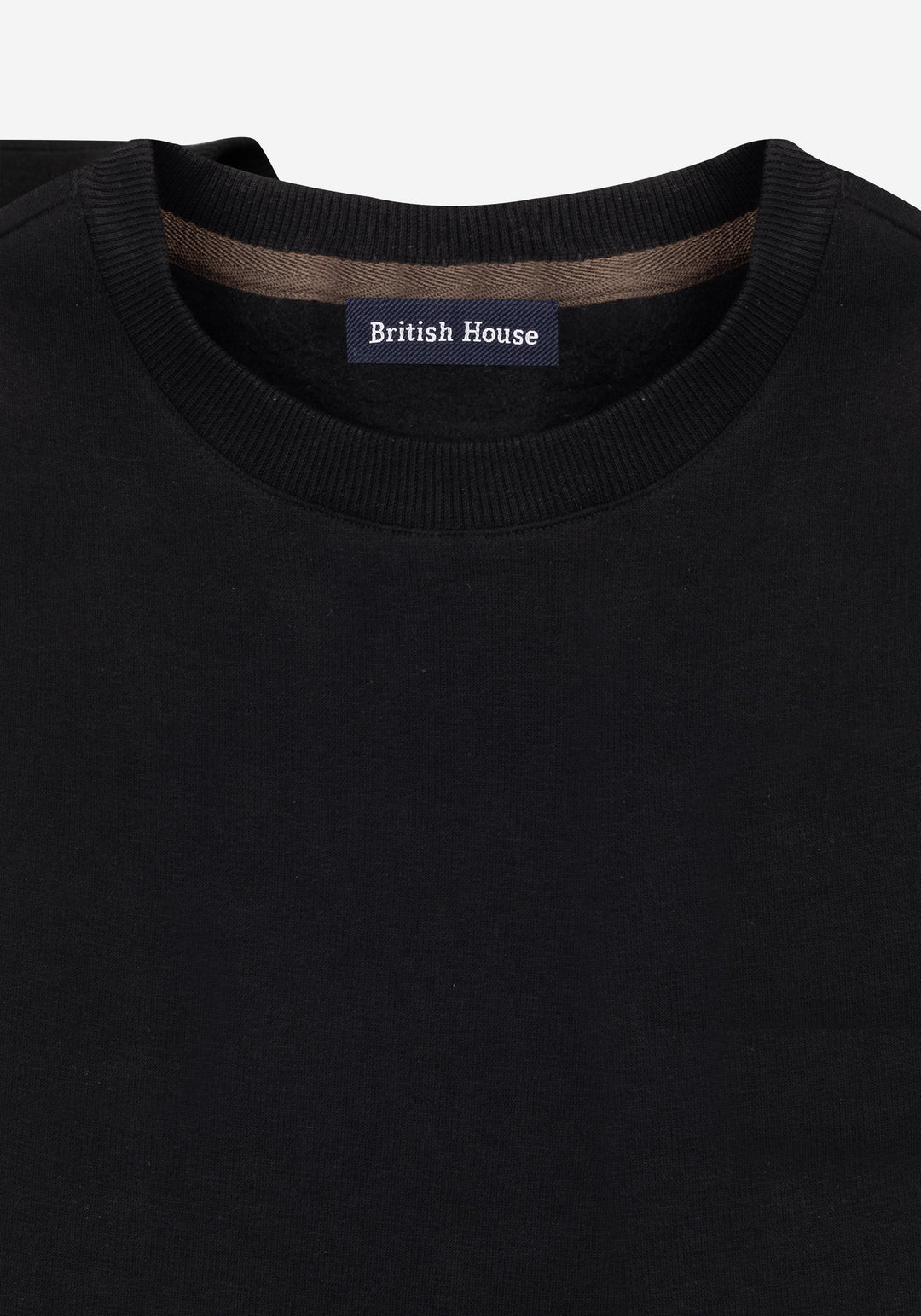 True Black Cotton Sweatshirt