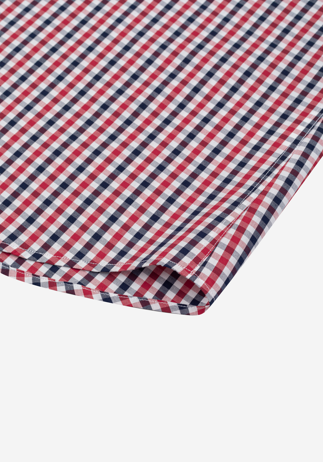 Currant Red Checked Oxford Shirt