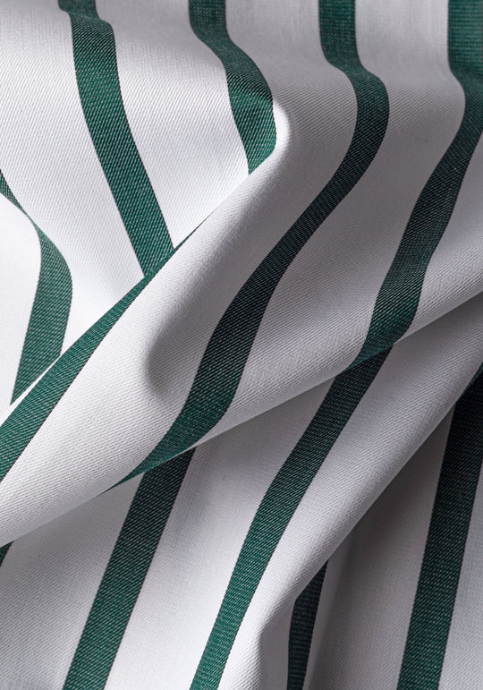 Ivy Green Stripe Signature Twill Shirt