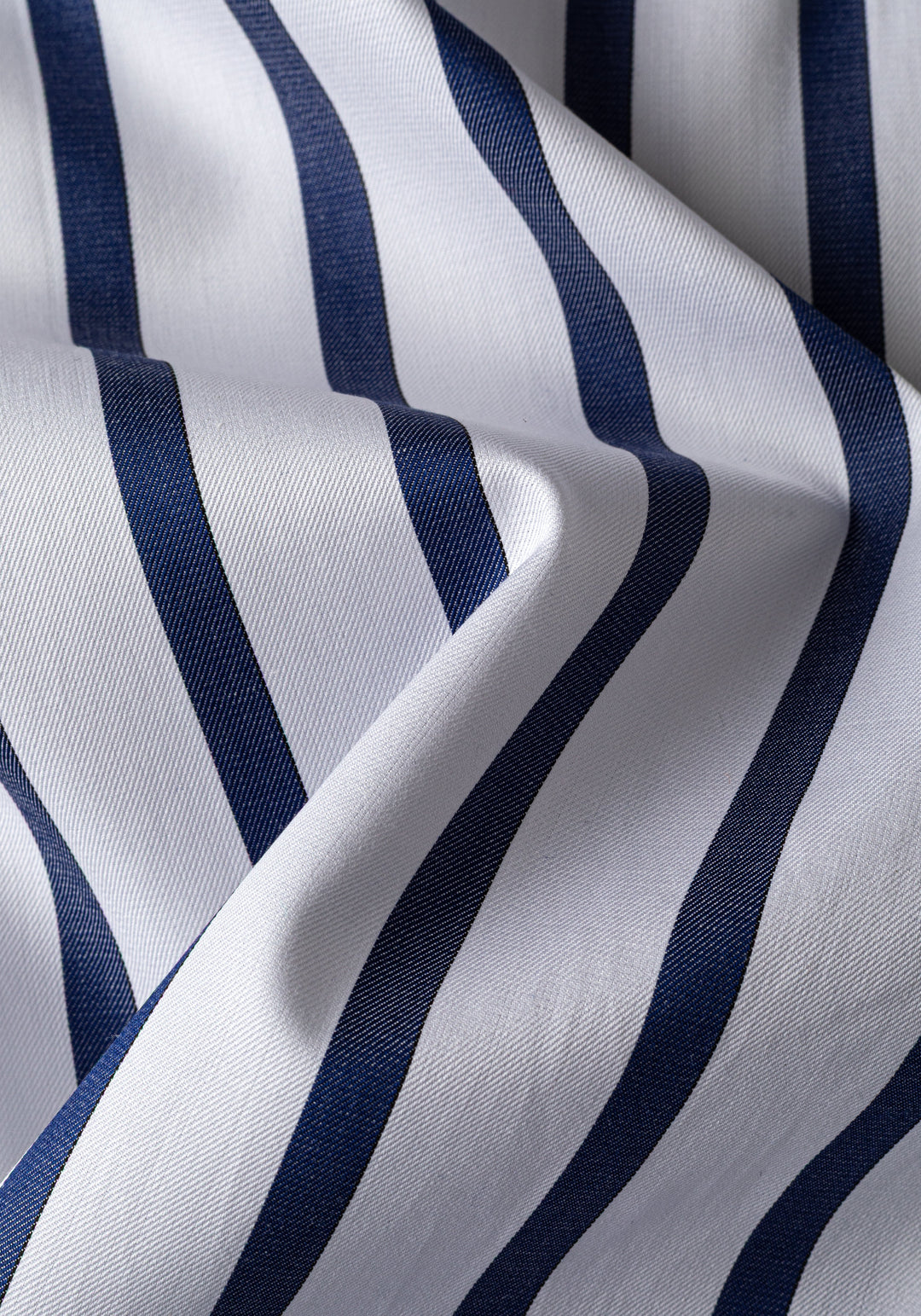Steel Navy Stripe Signature Twill Shirt