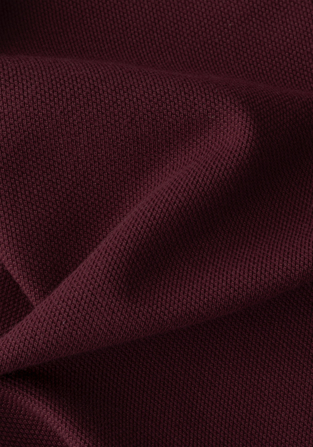 Berry Burgundy Piqué Shirt