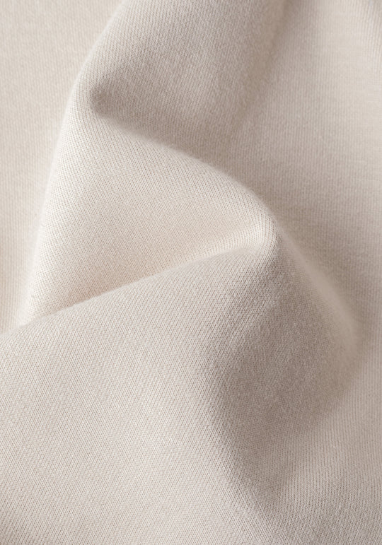 Ivory Beige Cotton Short