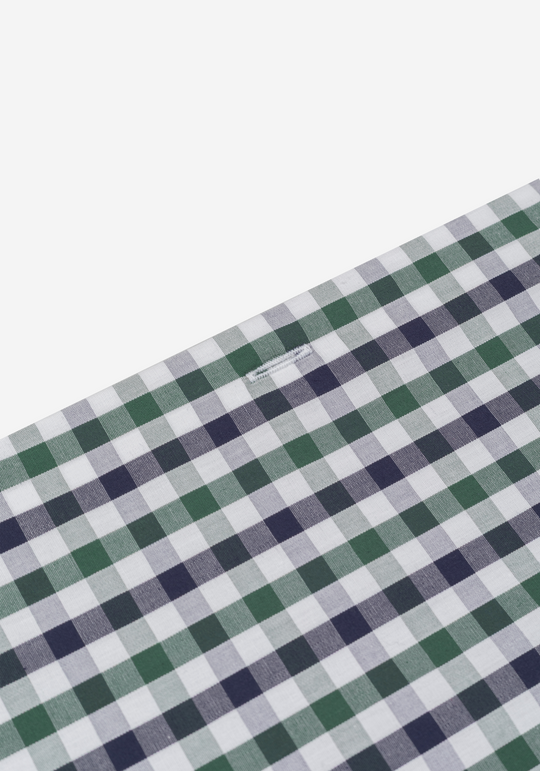 Racing Green Checked Oxford Shirt
