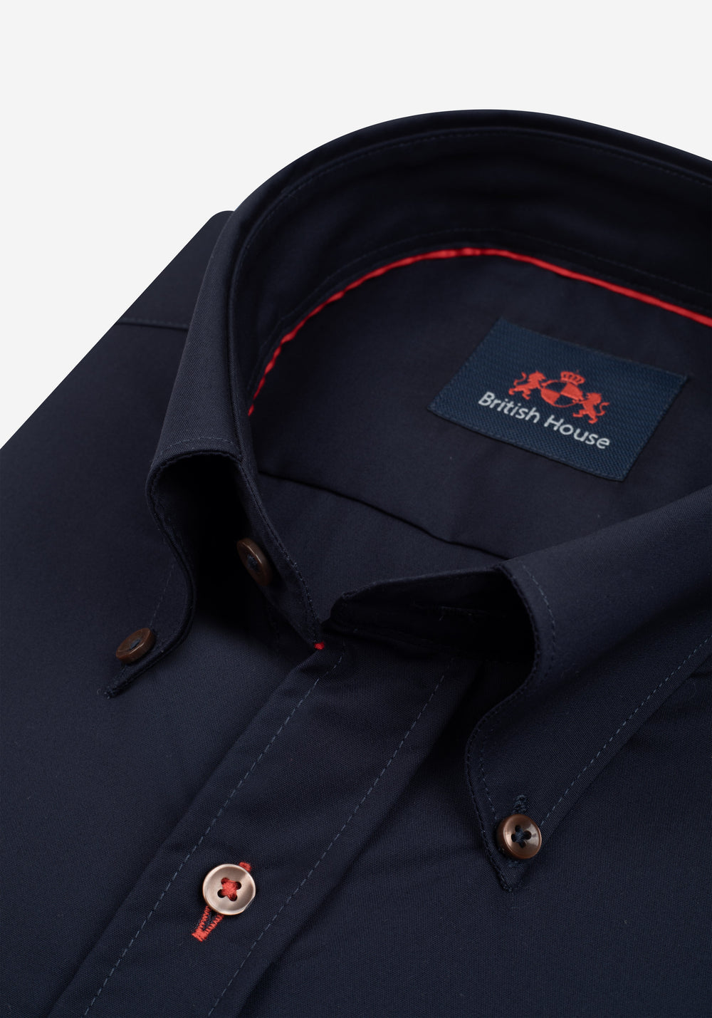 Pure Navy Poplin Shirt