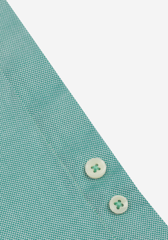 Arctic Green Washed Oxford Shirt