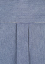 Steel Blue Cotton Overshirt