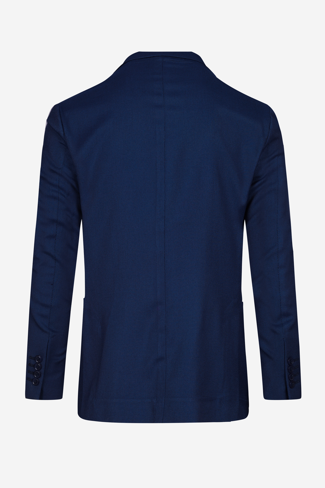 Contemporary Fit Galaxy Blue Dotted Blazer