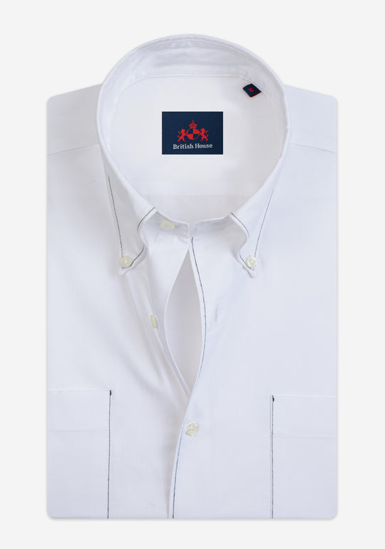 Pearl White Oxford Shirt