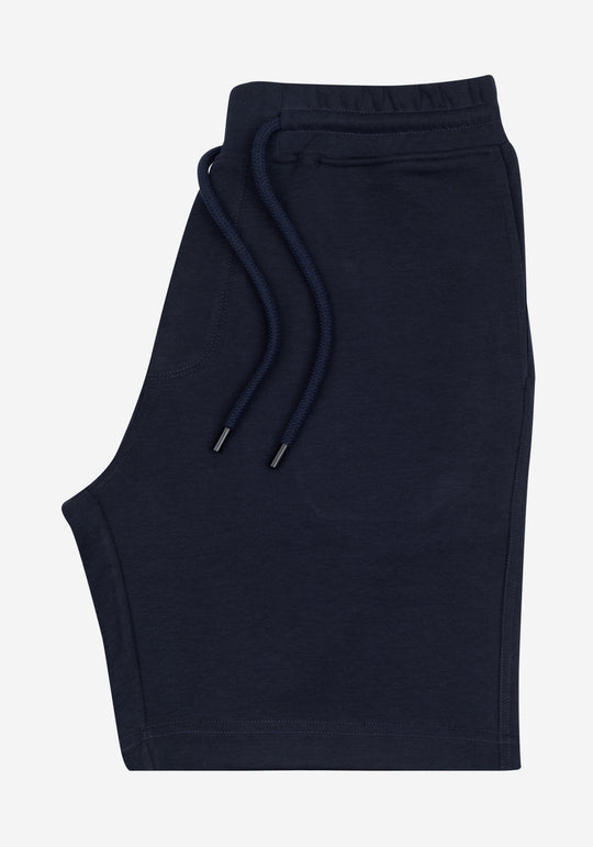 True Navy Cotton Short