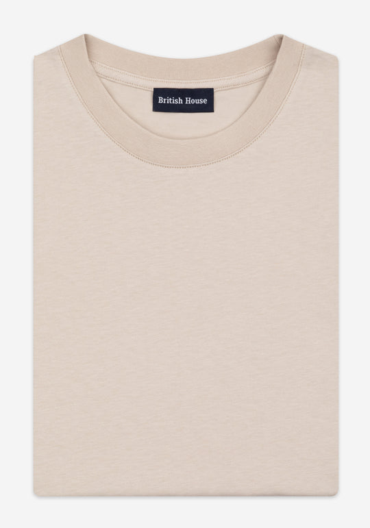 Pale Beige Over-Sized T-Shirt