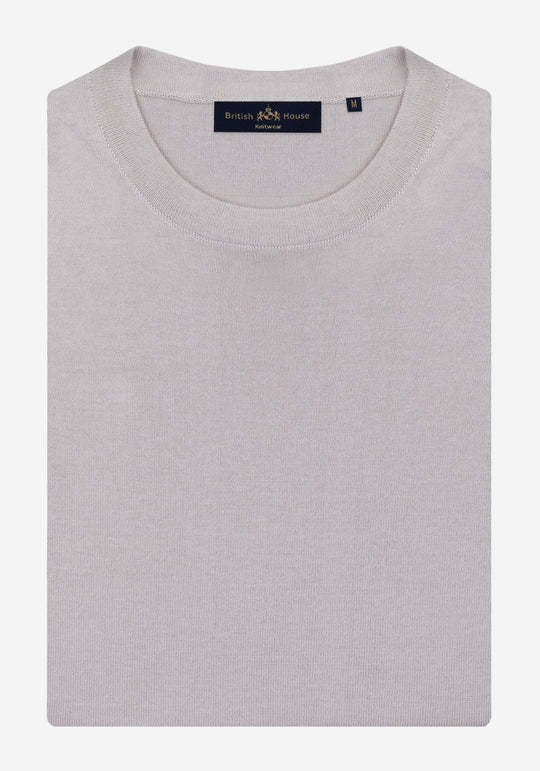 Dawn Grey Knitted T-Shirt