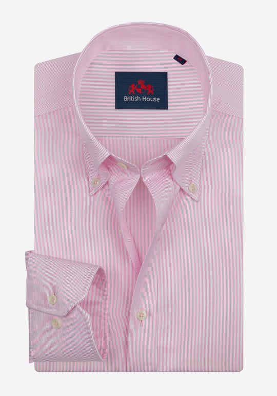 Frosted Rose Stripe Signature Twill Shirt