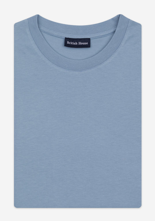 Soft Blue Over-Sized T-Shirt