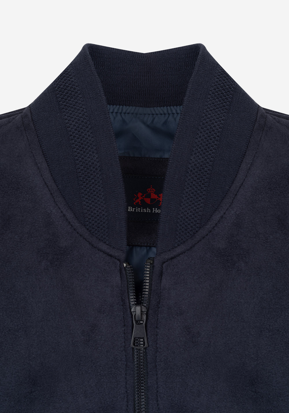 Midnight Navy Suede Jacket