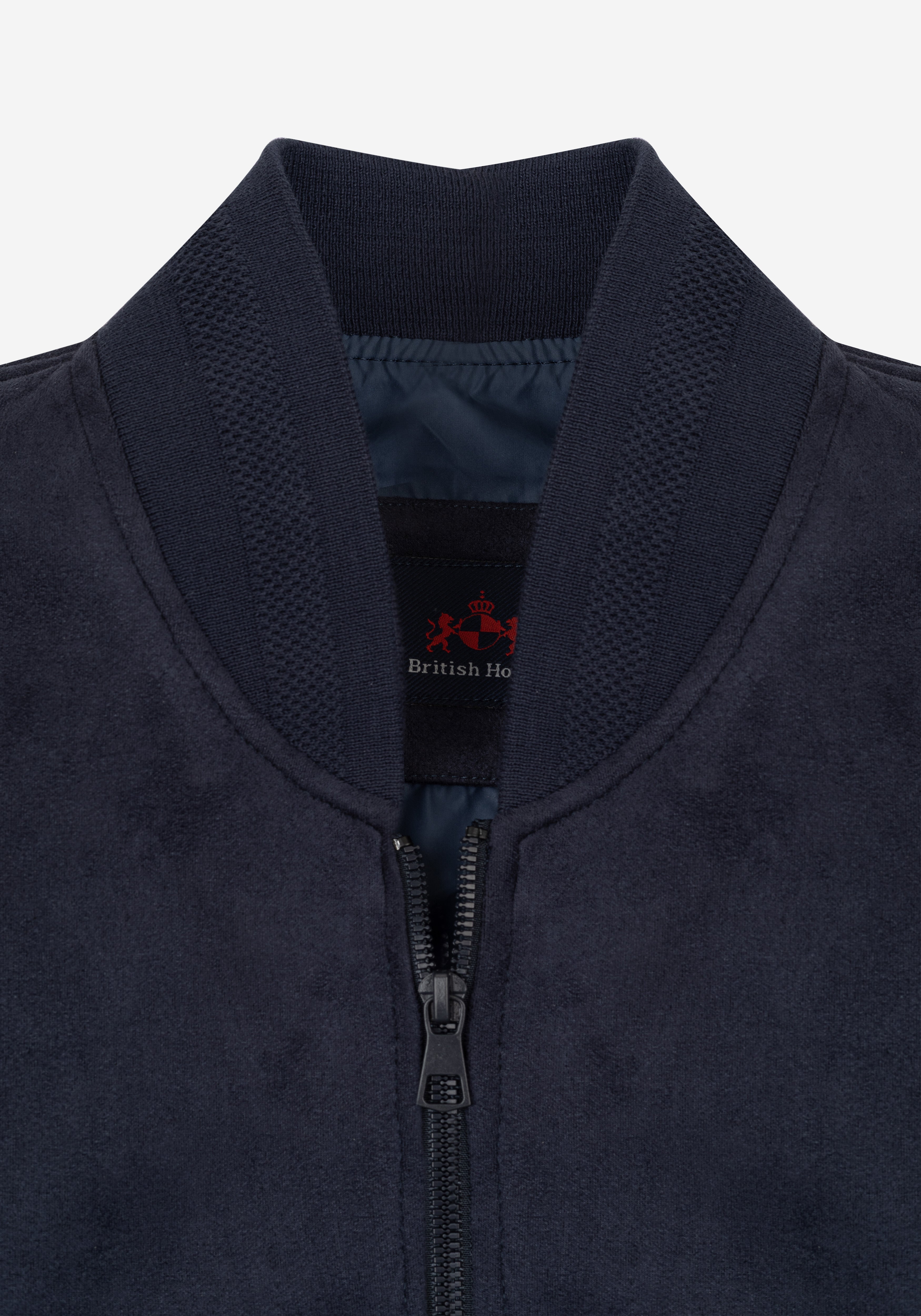 Midnight Navy Suede Jacket