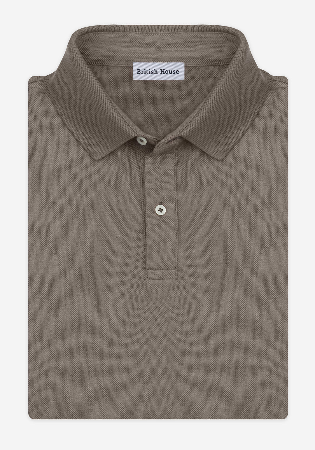Pear Beige Cotton Polo Shirt