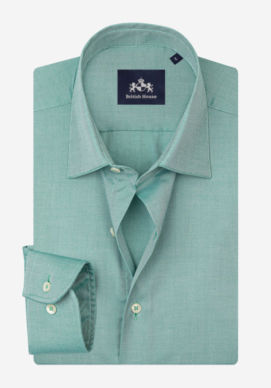 Azure Green Oxford Shirt