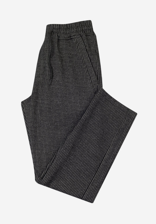 Ink Black Stripe B-Stretch Urban Trousers