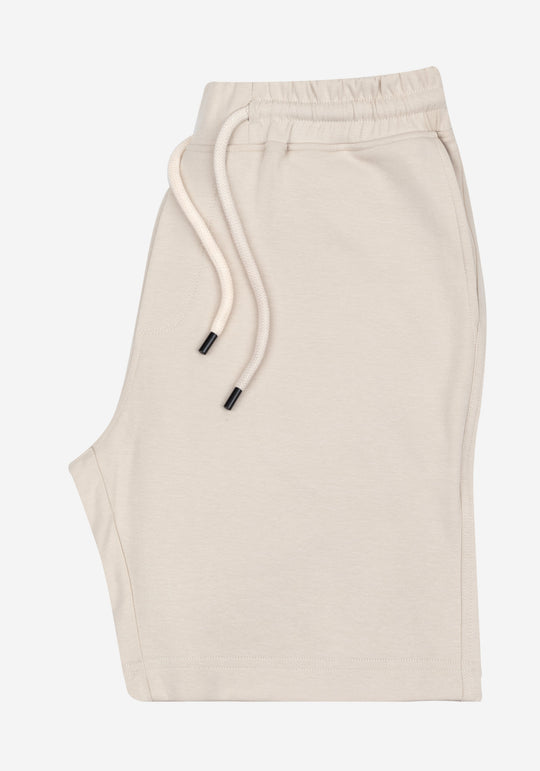 Ivory Beige Cotton Short