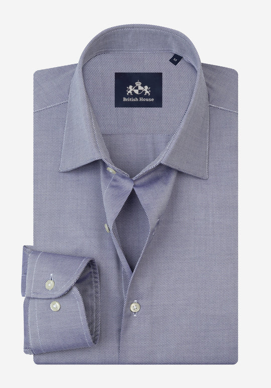 Dim Navy Oxford Shirt