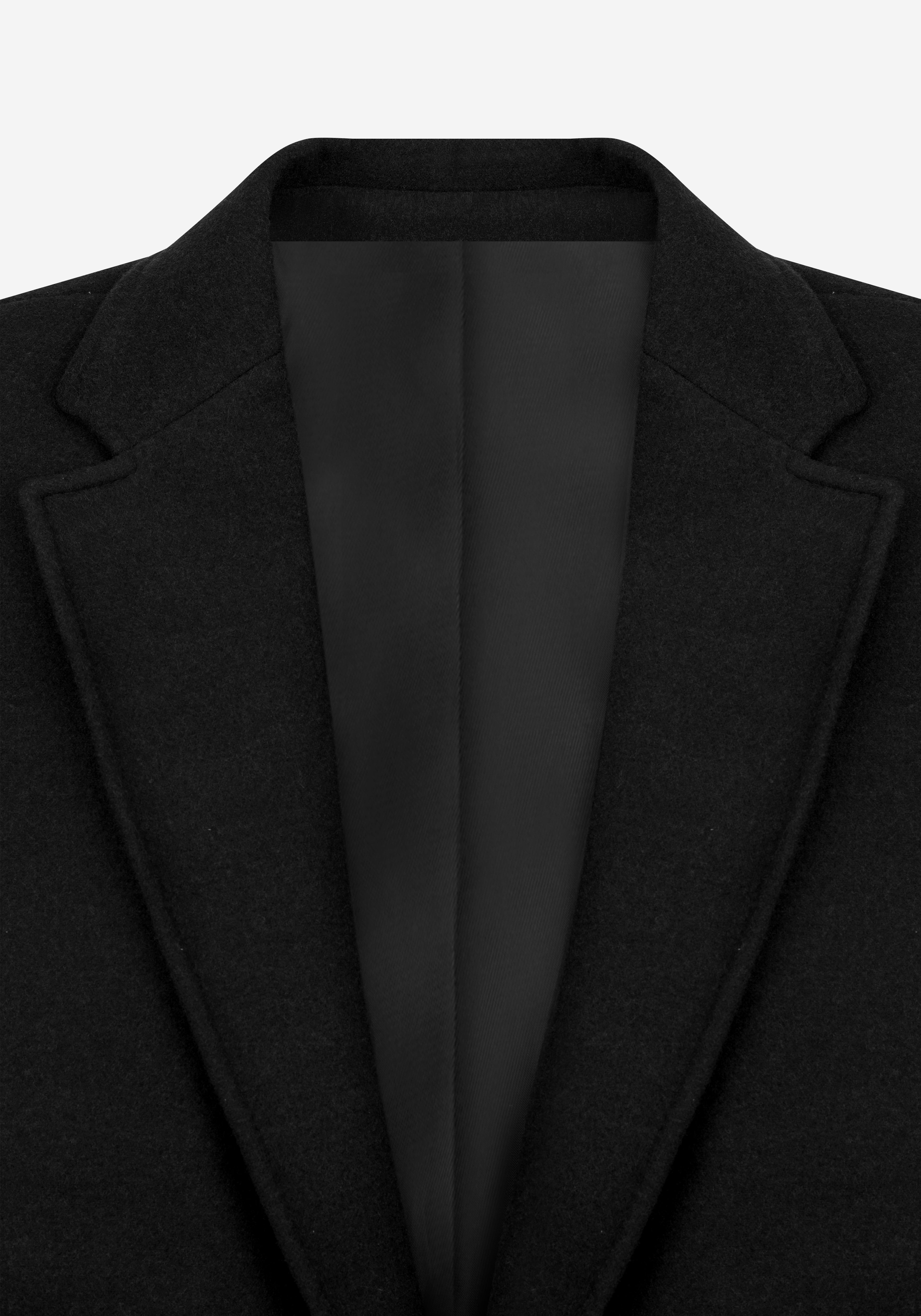 Shadow Black Poly Coat