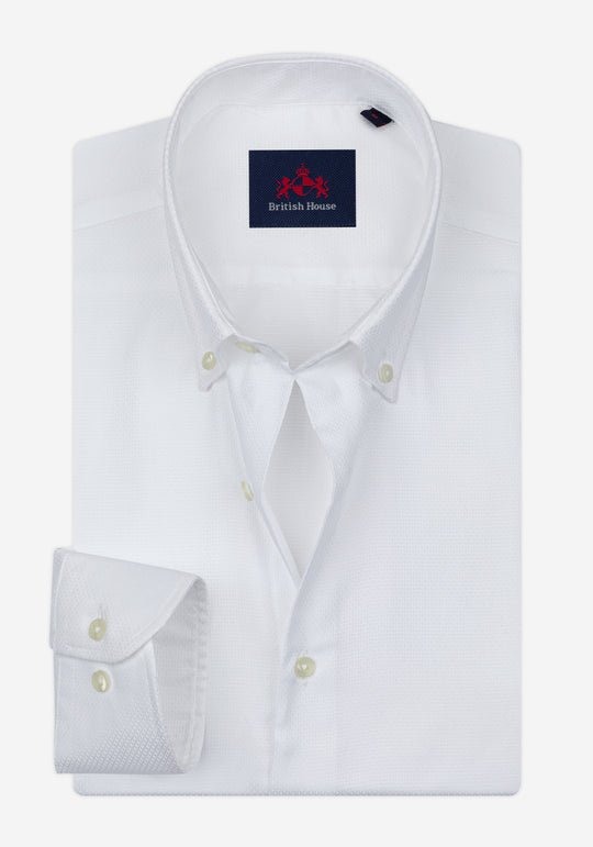 Imperial White Dobby Shirt