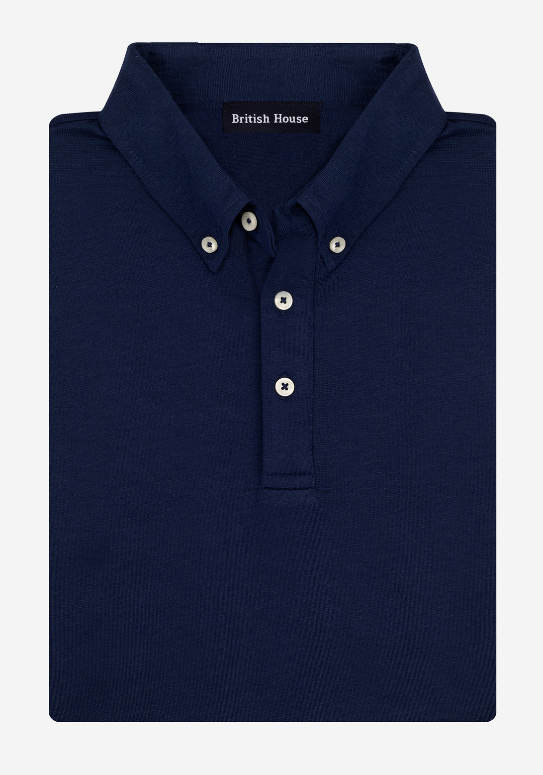 True Navy Soft Knit Polo Shirt
