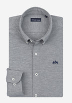 Powder Grey PiquÃ© Shirt