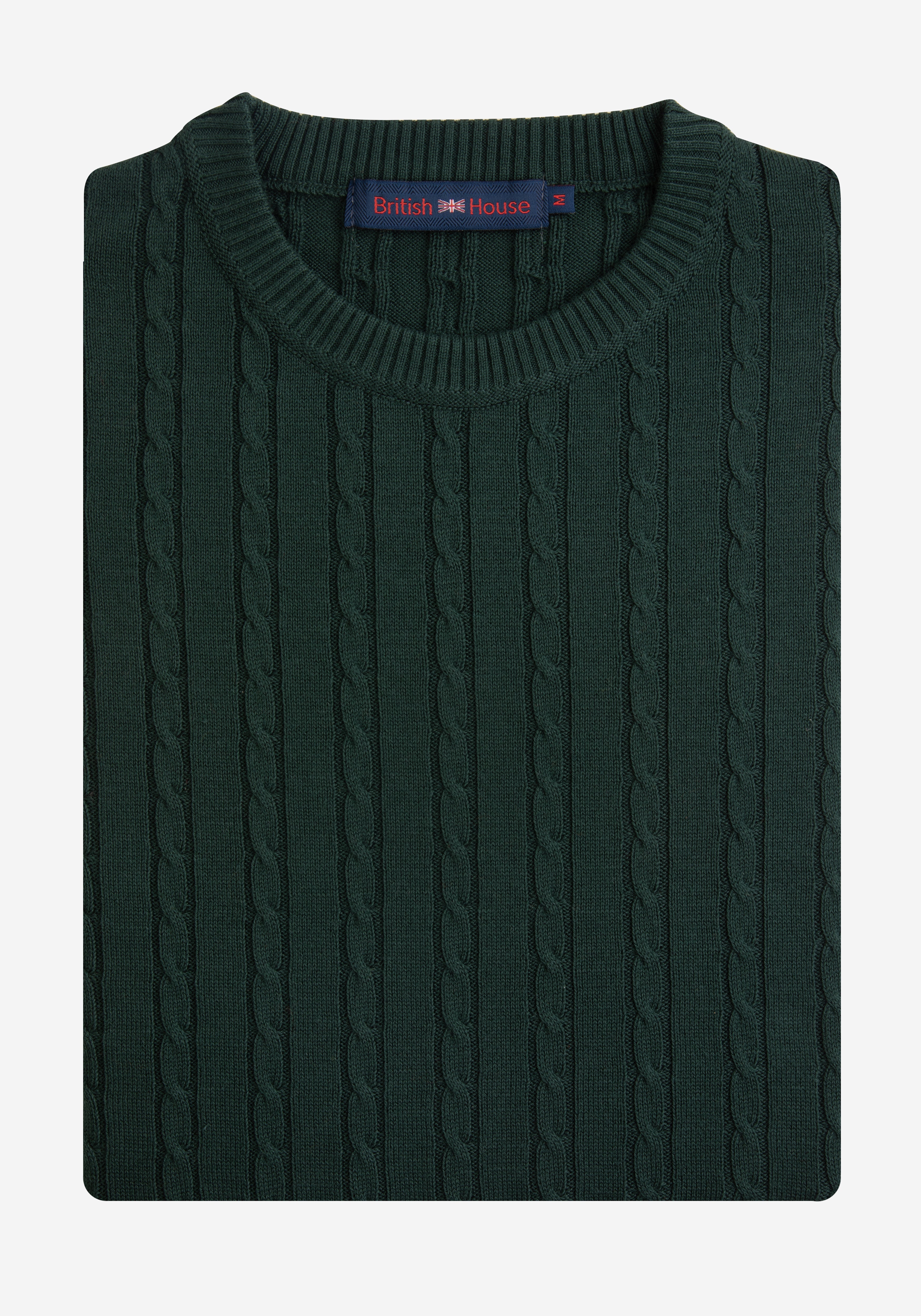 Ivy Green Braided Pullover