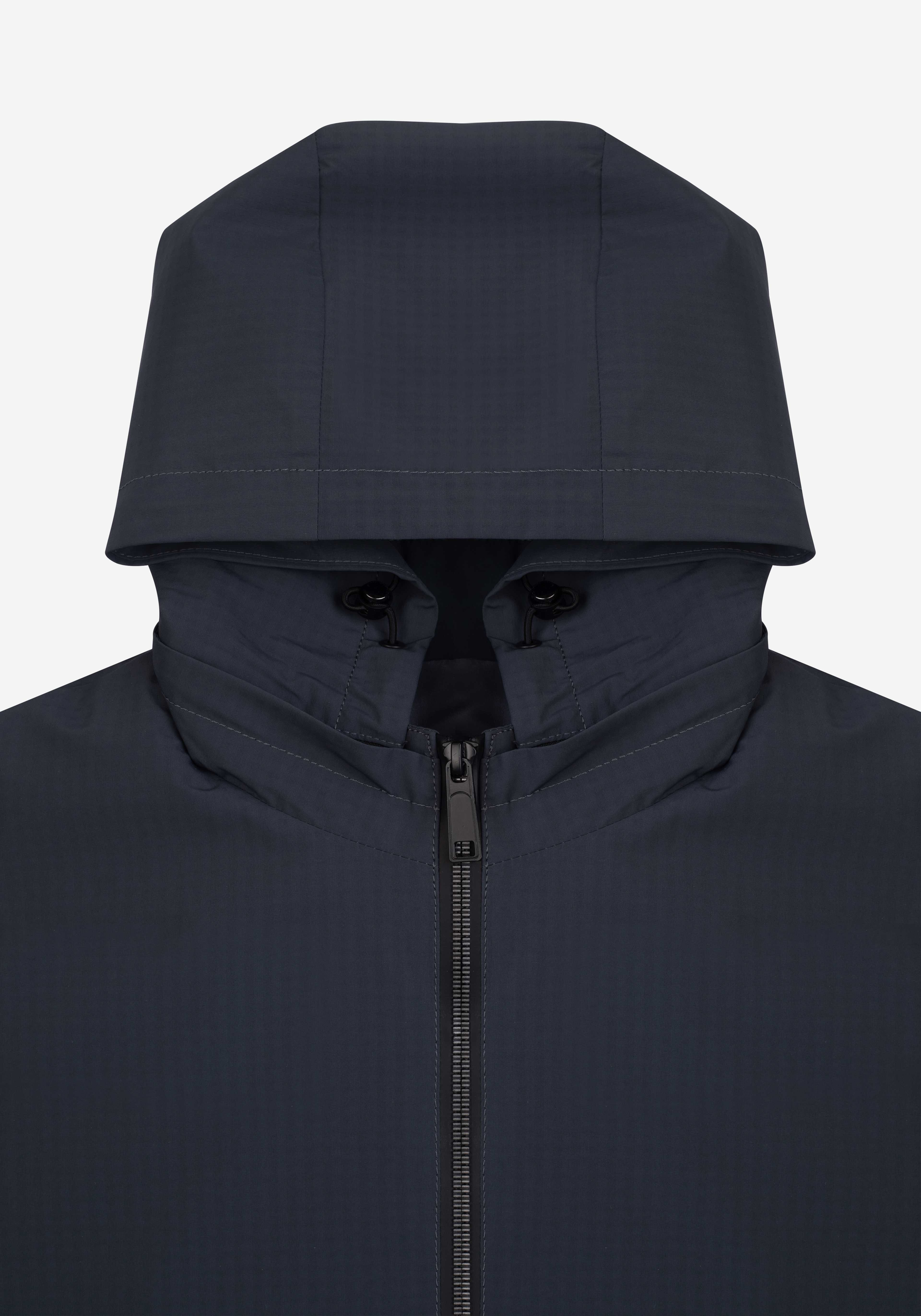 Mist Grey Pocketable Windbreaker Jacket