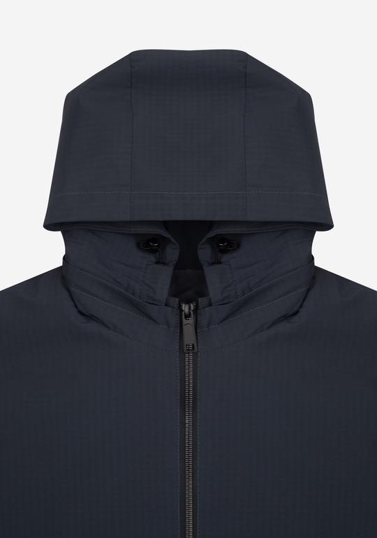 Mist Grey Pocketable Windbreaker Jacket